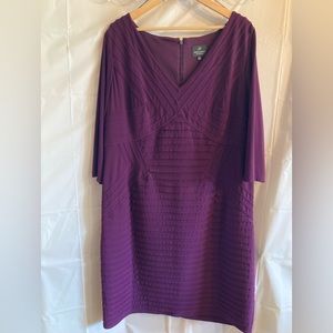 Adrianna Papell Plus Size Purple Dress